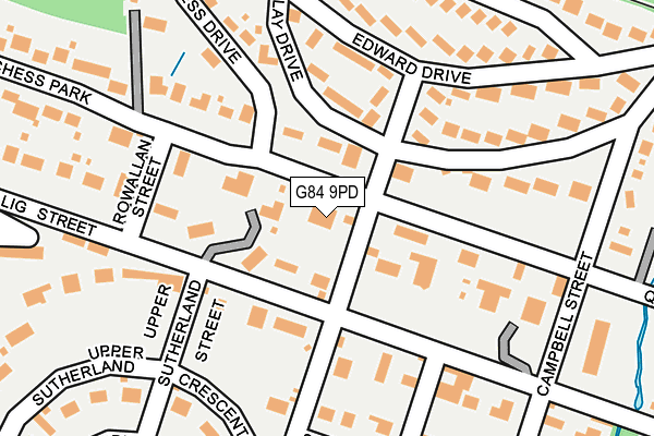 G84 9PD map - OS OpenMap – Local (Ordnance Survey)