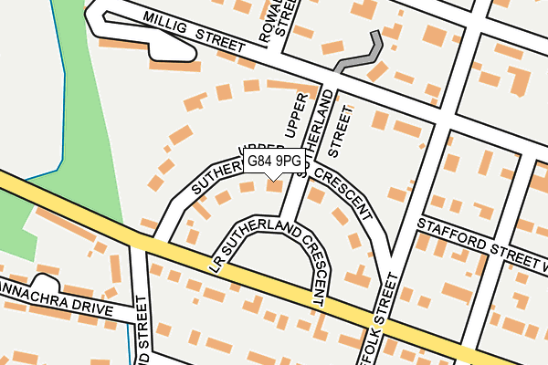 G84 9PG map - OS OpenMap – Local (Ordnance Survey)