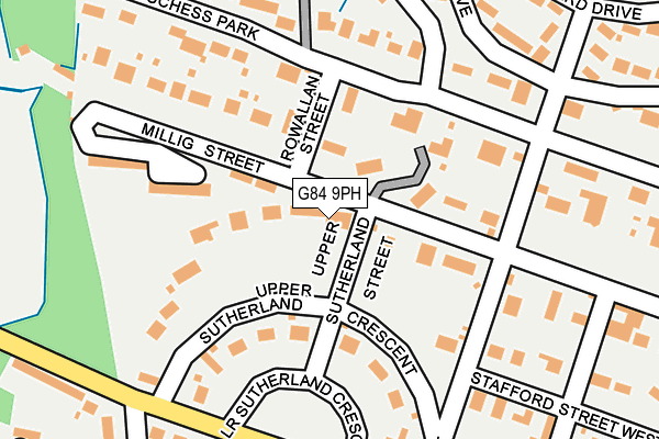 G84 9PH map - OS OpenMap – Local (Ordnance Survey)