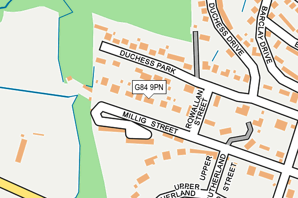 G84 9PN map - OS OpenMap – Local (Ordnance Survey)