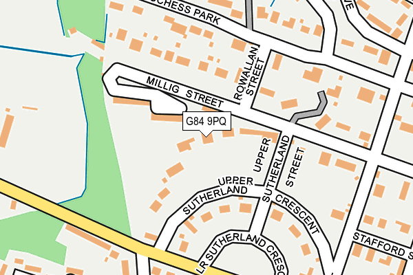 G84 9PQ map - OS OpenMap – Local (Ordnance Survey)