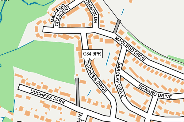 G84 9PR map - OS OpenMap – Local (Ordnance Survey)