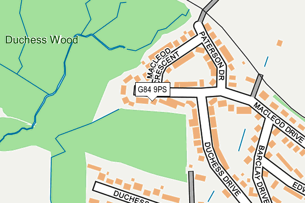 G84 9PS map - OS OpenMap – Local (Ordnance Survey)