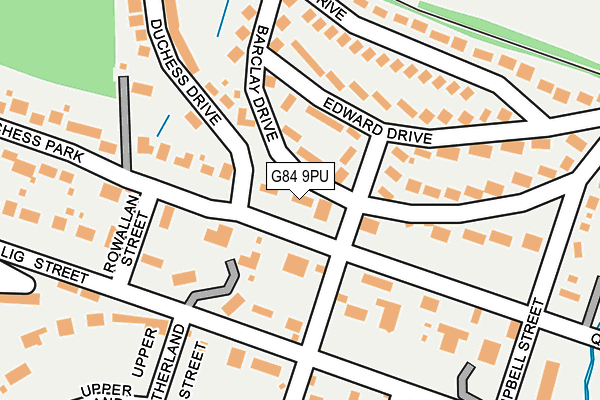 G84 9PU map - OS OpenMap – Local (Ordnance Survey)