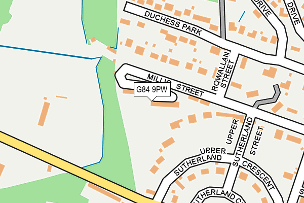 G84 9PW map - OS OpenMap – Local (Ordnance Survey)