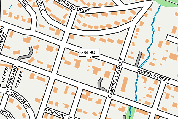 G84 9QL map - OS OpenMap – Local (Ordnance Survey)