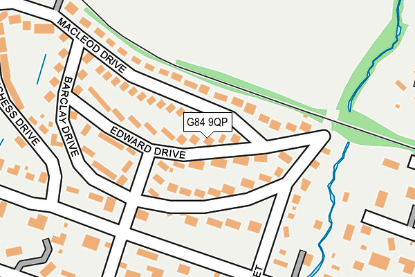 G84 9QP map - OS OpenMap – Local (Ordnance Survey)