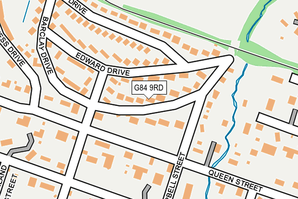 G84 9RD map - OS OpenMap – Local (Ordnance Survey)