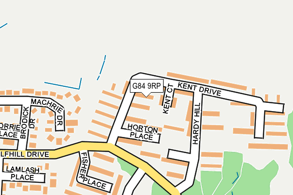 G84 9RP map - OS OpenMap – Local (Ordnance Survey)