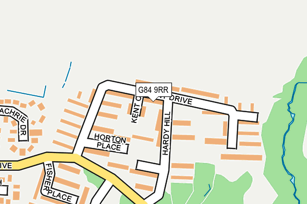 G84 9RR map - OS OpenMap – Local (Ordnance Survey)