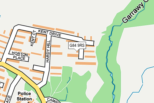 G84 9RS map - OS OpenMap – Local (Ordnance Survey)