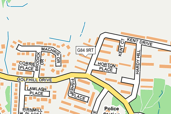 G84 9RT map - OS OpenMap – Local (Ordnance Survey)
