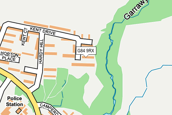 G84 9RX map - OS OpenMap – Local (Ordnance Survey)