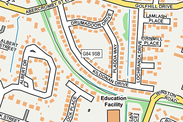 G84 9SB map - OS OpenMap – Local (Ordnance Survey)