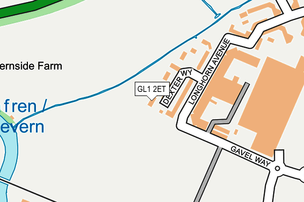 GL1 2ET map - OS OpenMap – Local (Ordnance Survey)