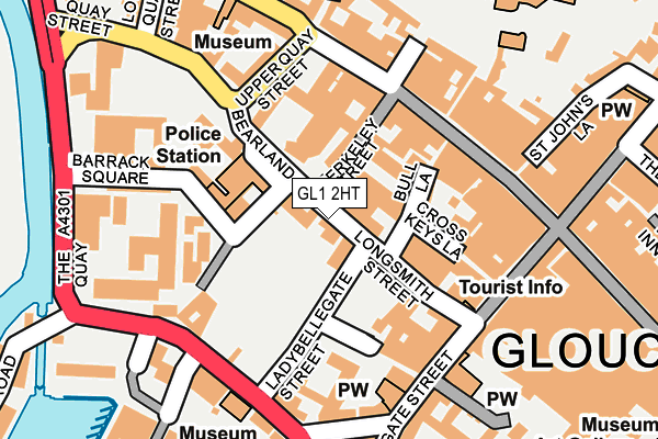 GL1 2HT map - OS OpenMap – Local (Ordnance Survey)