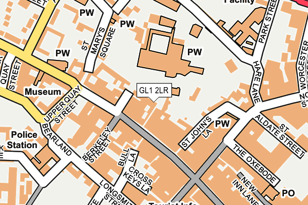 GL1 2LR map - OS OpenMap – Local (Ordnance Survey)