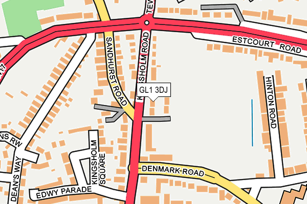 GL1 3DJ map - OS OpenMap – Local (Ordnance Survey)