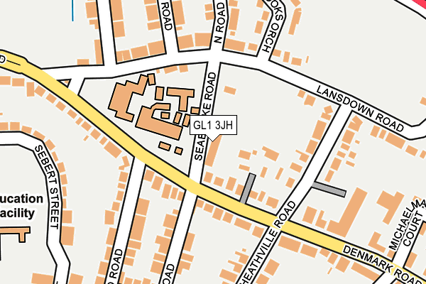 GL1 3JH map - OS OpenMap – Local (Ordnance Survey)