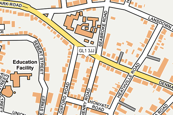 GL1 3JJ map - OS OpenMap – Local (Ordnance Survey)