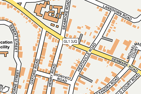 GL1 3JQ map - OS OpenMap – Local (Ordnance Survey)