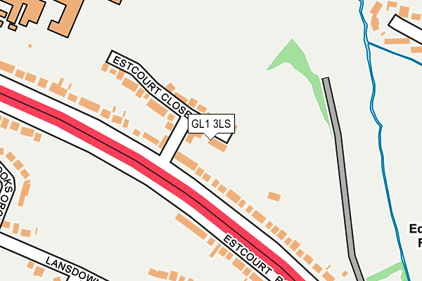 GL1 3LS map - OS OpenMap – Local (Ordnance Survey)