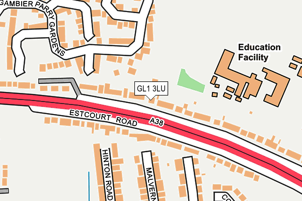 GL1 3LU map - OS OpenMap – Local (Ordnance Survey)