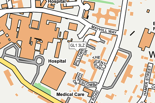 GL1 3LZ map - OS OpenMap – Local (Ordnance Survey)