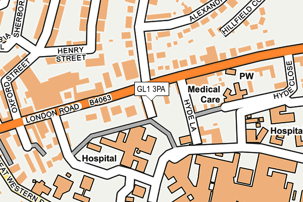 Map of 16 NEWLAND STREET MANAGEMENT COMPANY LTD at local scale