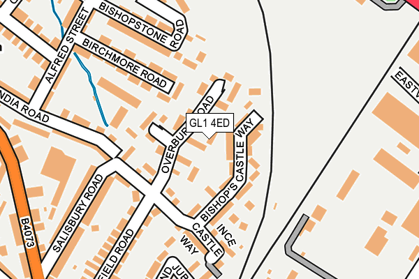 GL1 4ED map - OS OpenMap – Local (Ordnance Survey)