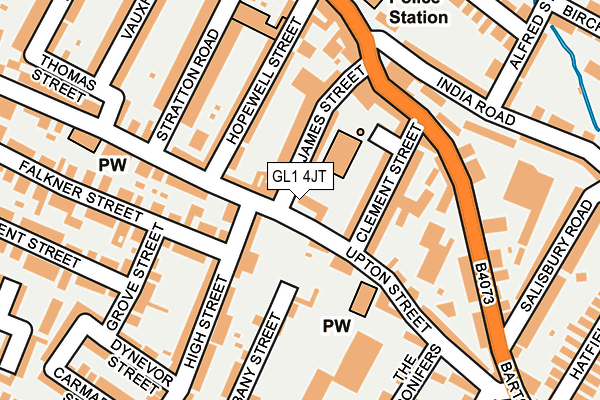 GL1 4JT map - OS OpenMap – Local (Ordnance Survey)