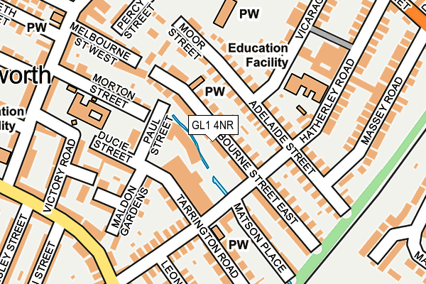 GL1 4NR map - OS OpenMap – Local (Ordnance Survey)