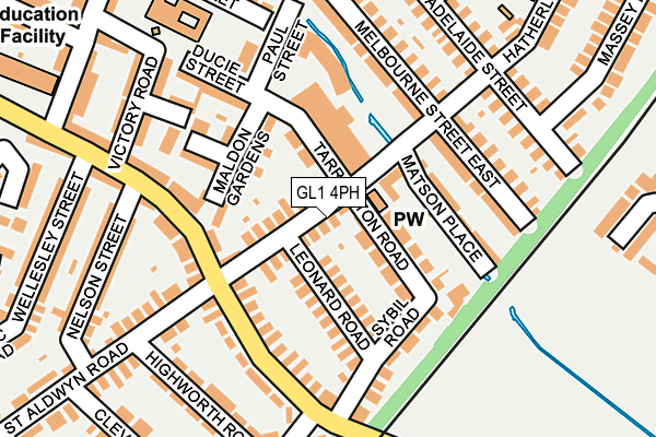 GL1 4PH map - OS OpenMap – Local (Ordnance Survey)