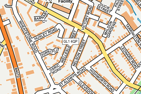 GL1 4QP map - OS OpenMap – Local (Ordnance Survey)