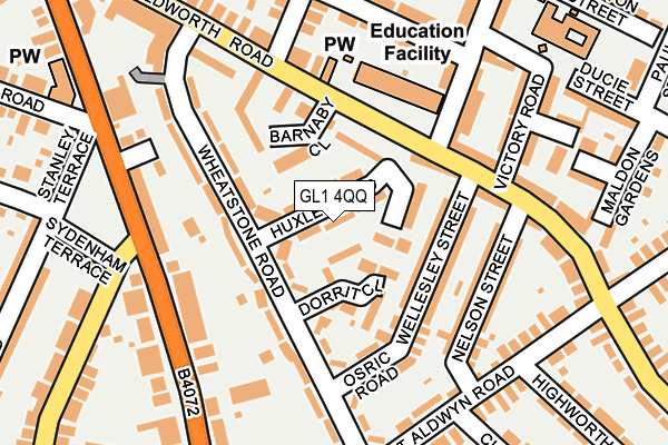 GL1 4QQ map - OS OpenMap – Local (Ordnance Survey)