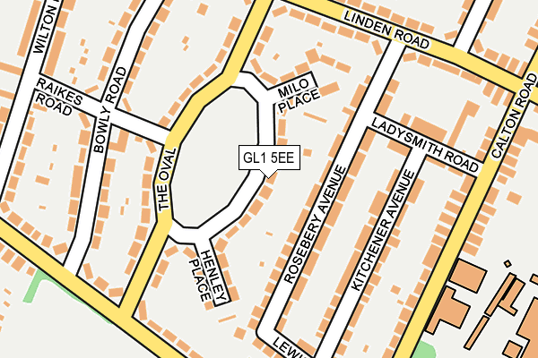 GL1 5EE map - OS OpenMap – Local (Ordnance Survey)