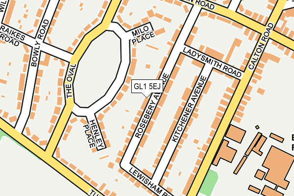 GL1 5EJ map - OS OpenMap – Local (Ordnance Survey)
