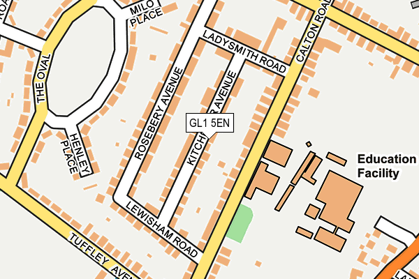 GL1 5EN map - OS OpenMap – Local (Ordnance Survey)