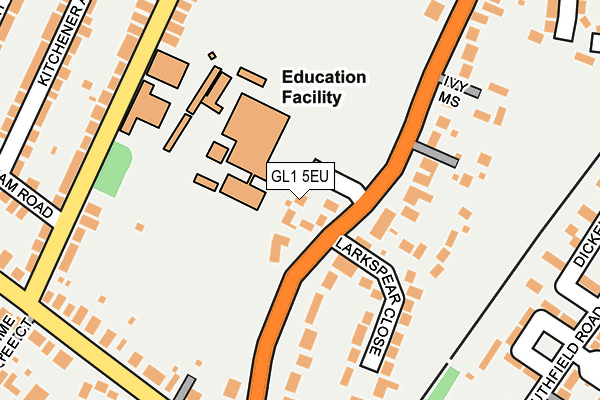 GL1 5EU map - OS OpenMap – Local (Ordnance Survey)