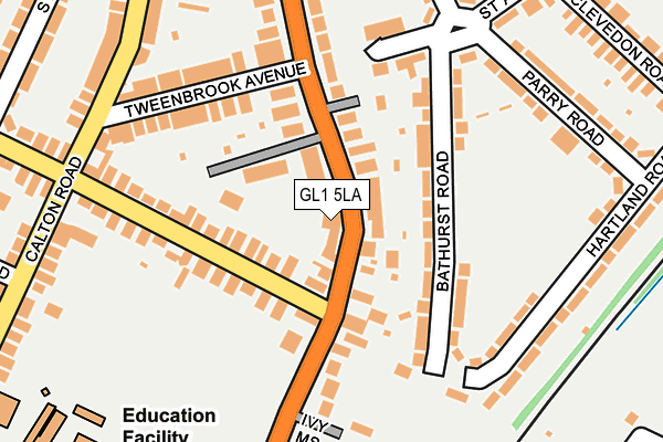 GL1 5LA map - OS OpenMap – Local (Ordnance Survey)