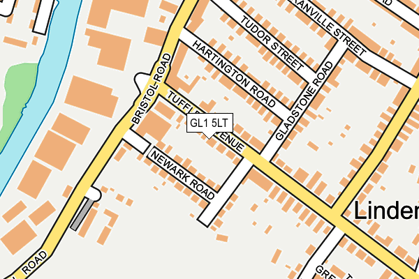 GL1 5LT map - OS OpenMap – Local (Ordnance Survey)