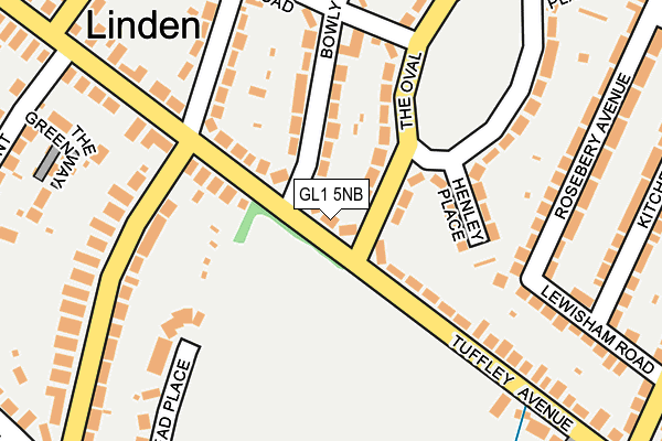 GL1 5NB map - OS OpenMap – Local (Ordnance Survey)