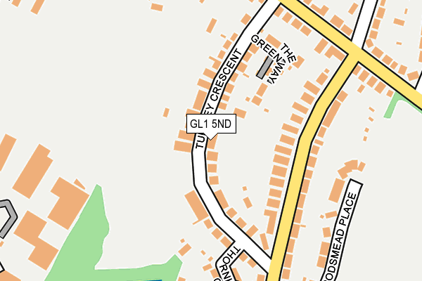 GL1 5ND map - OS OpenMap – Local (Ordnance Survey)