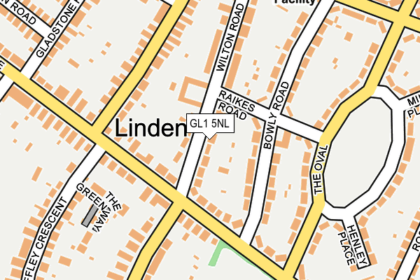 GL1 5NL map - OS OpenMap – Local (Ordnance Survey)