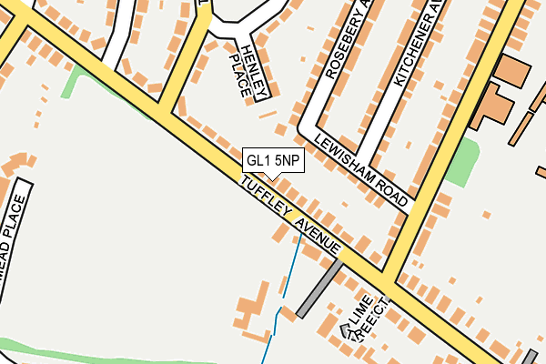 GL1 5NP map - OS OpenMap – Local (Ordnance Survey)