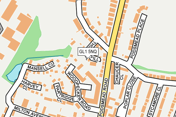 GL1 5NQ map - OS OpenMap – Local (Ordnance Survey)