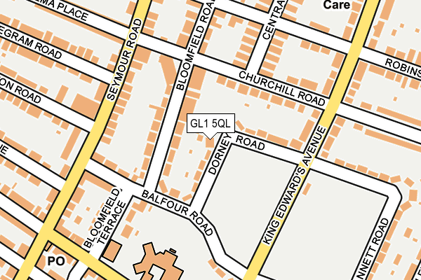 GL1 5QL map - OS OpenMap – Local (Ordnance Survey)