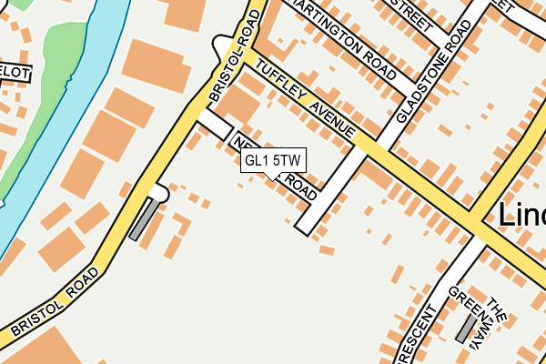 GL1 5TW map - OS OpenMap – Local (Ordnance Survey)