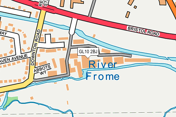 GL10 2BJ map - OS OpenMap – Local (Ordnance Survey)