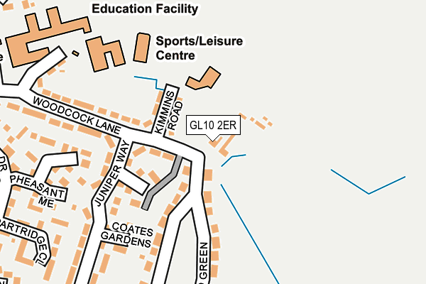 GL10 2ER map - OS OpenMap – Local (Ordnance Survey)